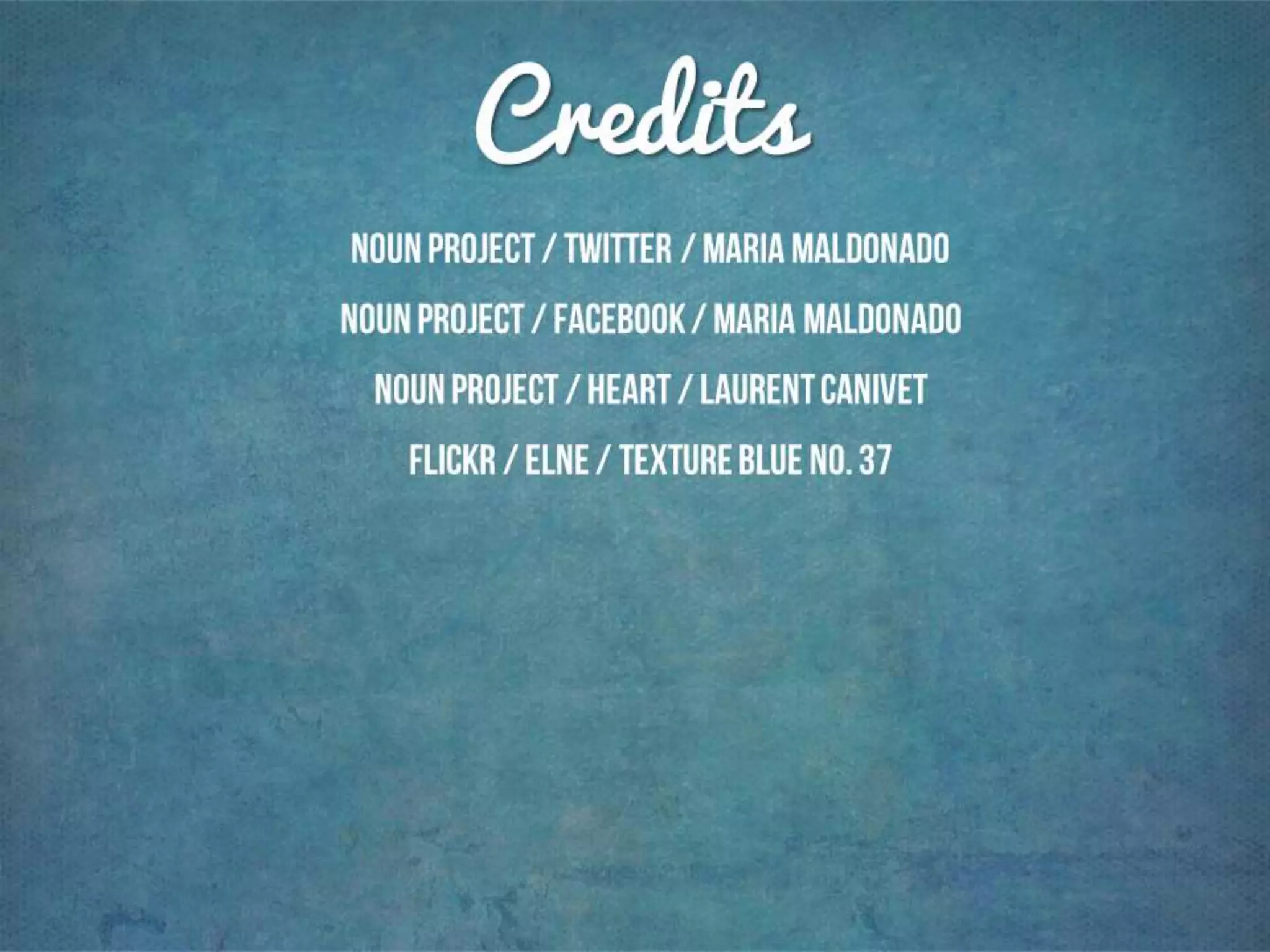 CREDITS
 