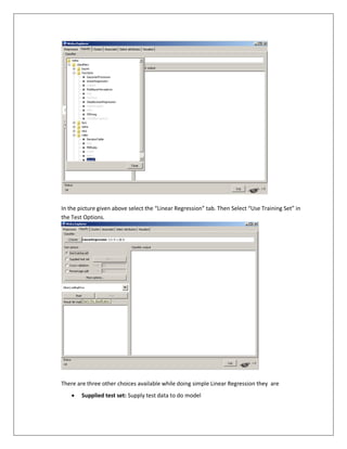 Clustering and Regression using WEKA | PDF