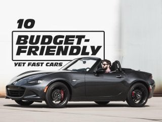 10 budget friendly yet fast cars