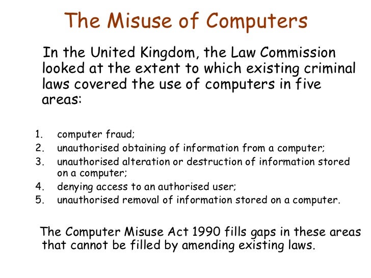 Computer misuse