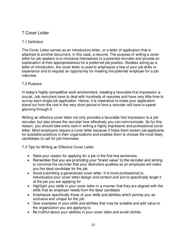 how to write a brief resumes