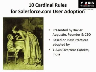 10 Cardinal Rules for Salesforce.com User Adoption
