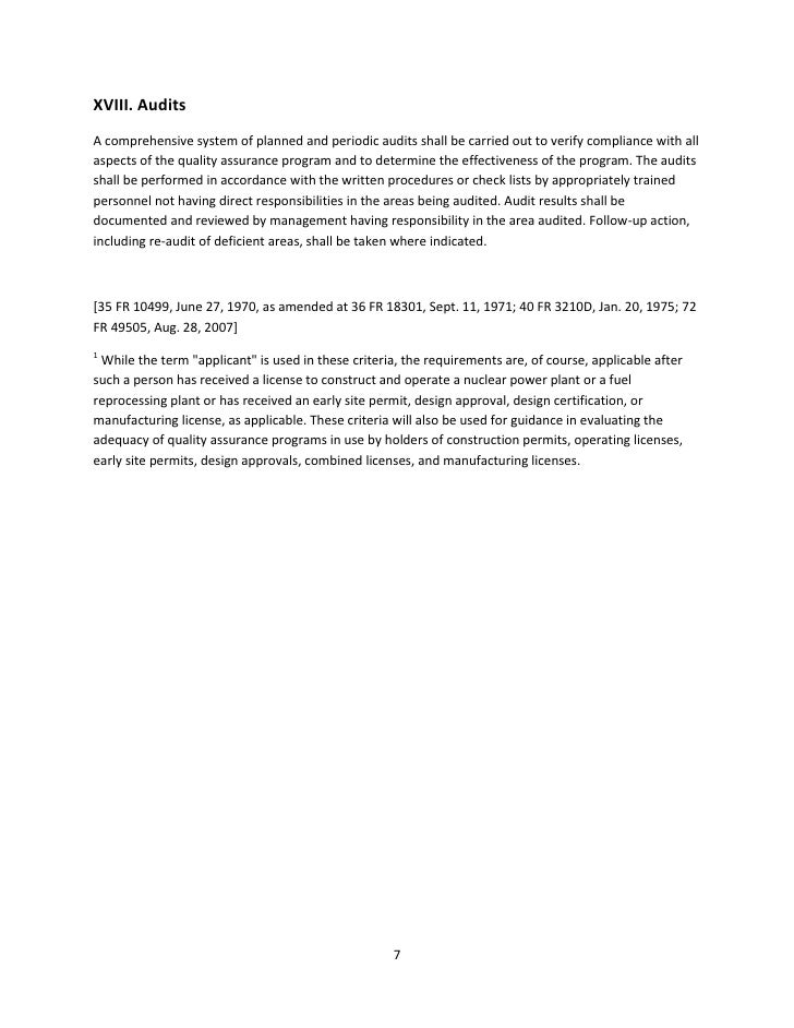 10CFR50 APPENDIX B PDF 10cfr50 Appendix B Pdf