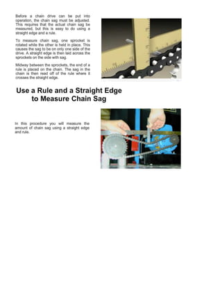 Chain Drives Outline 