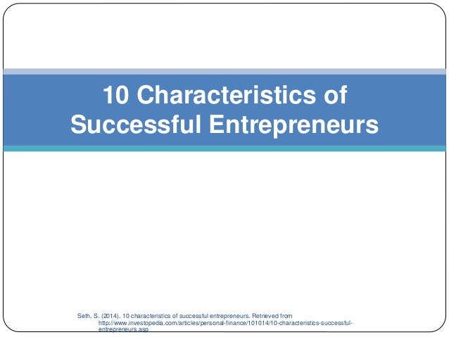 Featured image of post Qualities Of Entrepreneur Ppt