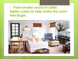 10 clever interior design tricks to transform your home | PPTX