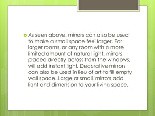 10 clever interior design tricks to transform your home | PPTX