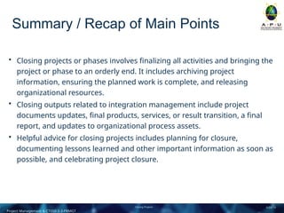 10 Closing Projects_VE_1.0.pptxdhdhdnvshsh | PPTX