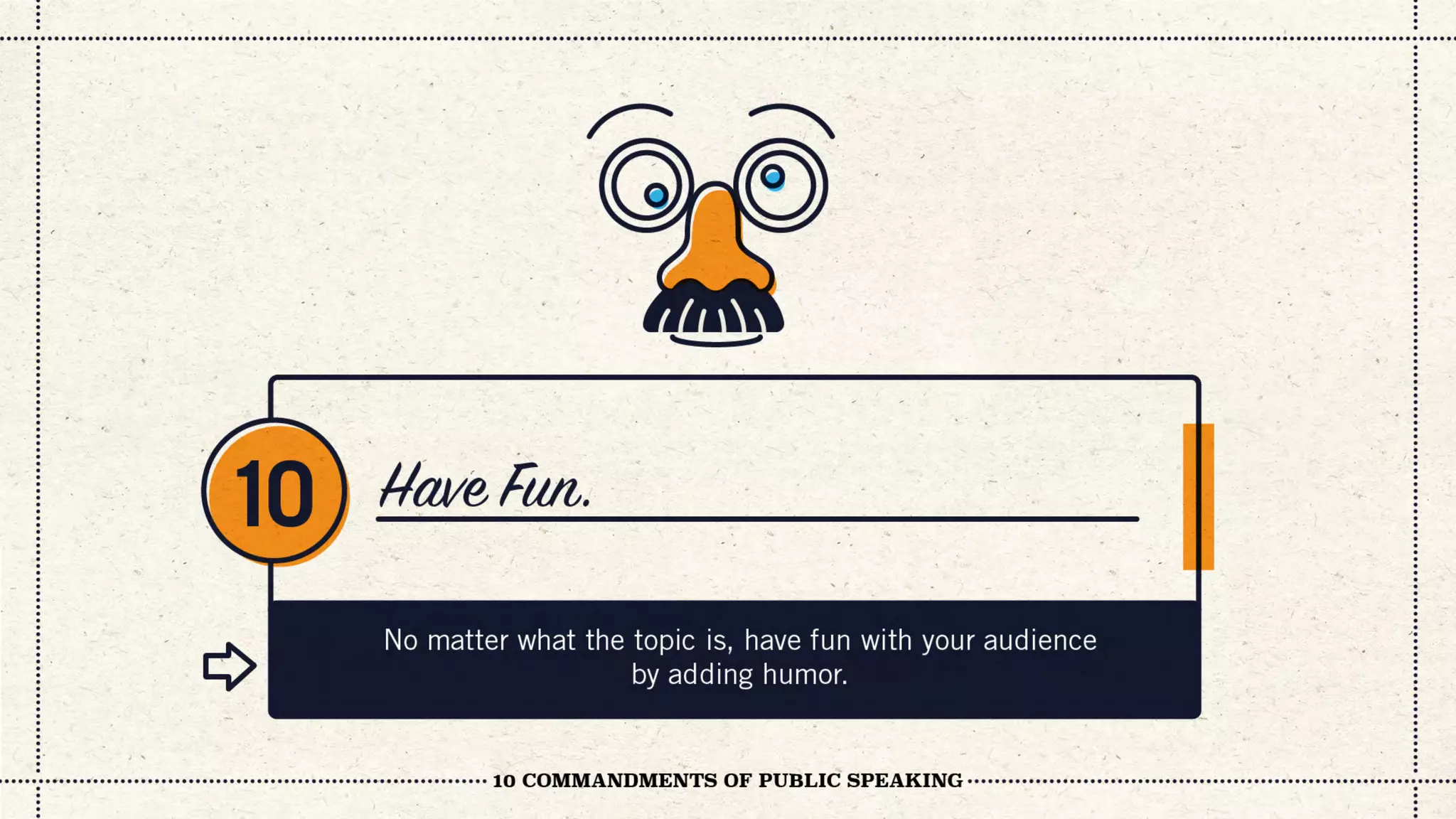 10 Commandments of Public Speaking