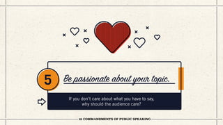 10 Commandments of Public Speaking