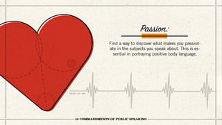 10 Commandments of Public Speaking