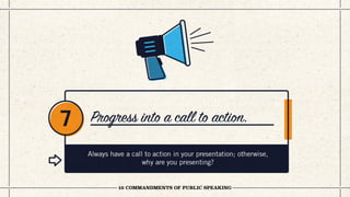 10 Commandments of Public Speaking