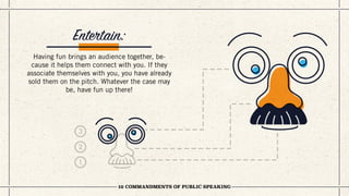 10 Commandments of Public Speaking