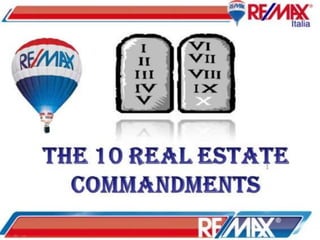 10 Commandments for a Realtor