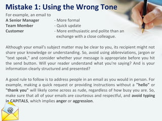 10 common e-mail mistakes | PPT