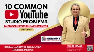 10 Common YouTube Studio Problems Creators Face — And How to Solve Them ...