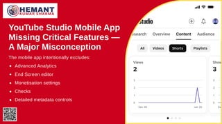 10 Common YouTube Studio Problems Creators Face — And How to Solve Them ...