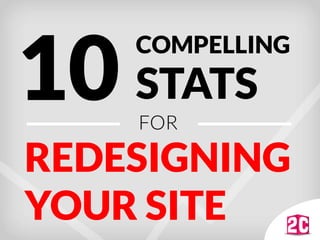REDESIGNING
YOUR SITE
10
COMPELLING
STATS
FOR
 