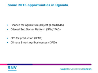 Supporting cooperatives in Uganda