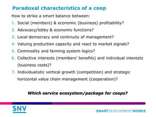 Supporting cooperatives in Uganda