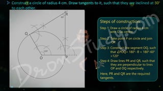 Class 10 Construction - Revision Notes