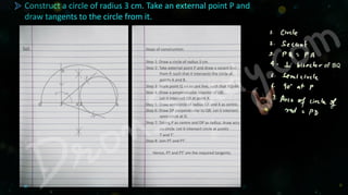 Class 10 Construction - Revision Notes
