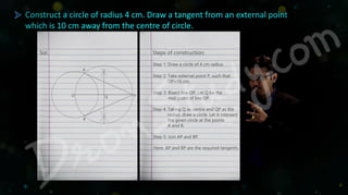 Class 10 Construction - Revision Notes