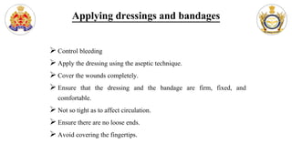 Comprehensive Training on Control of Bleeding and Wound Care Techniques ...