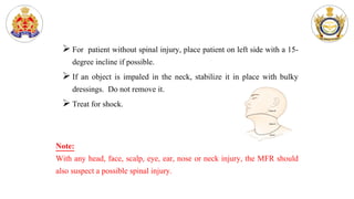 Comprehensive Training on Control of Bleeding and Wound Care Techniques ...