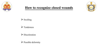Comprehensive Training on Control of Bleeding and Wound Care Techniques ...