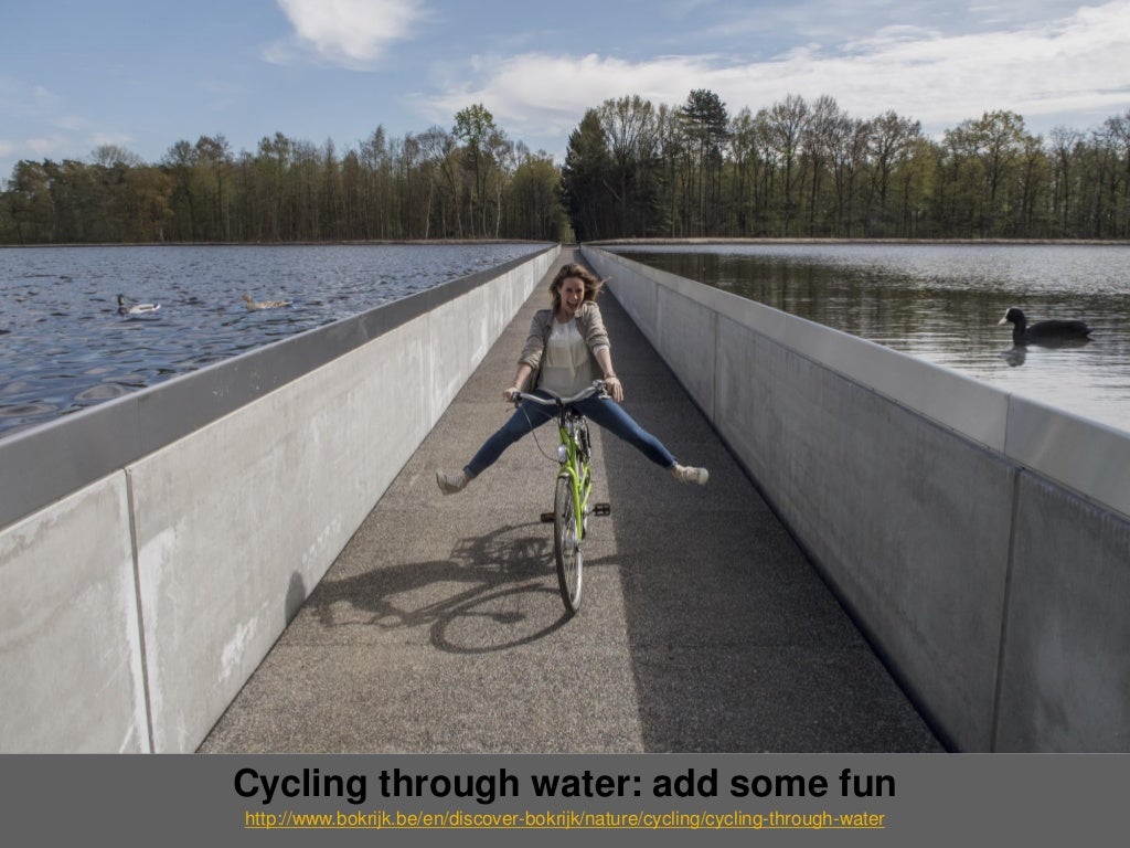 cycling through water