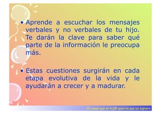 10 cosas que quisiera que mi familia supiera | PDF