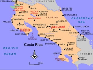 COSTA RICA MAP POLITICALCOSTA RICA MAP POLITICAL
 
