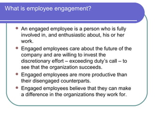 10 cs of employee engagement