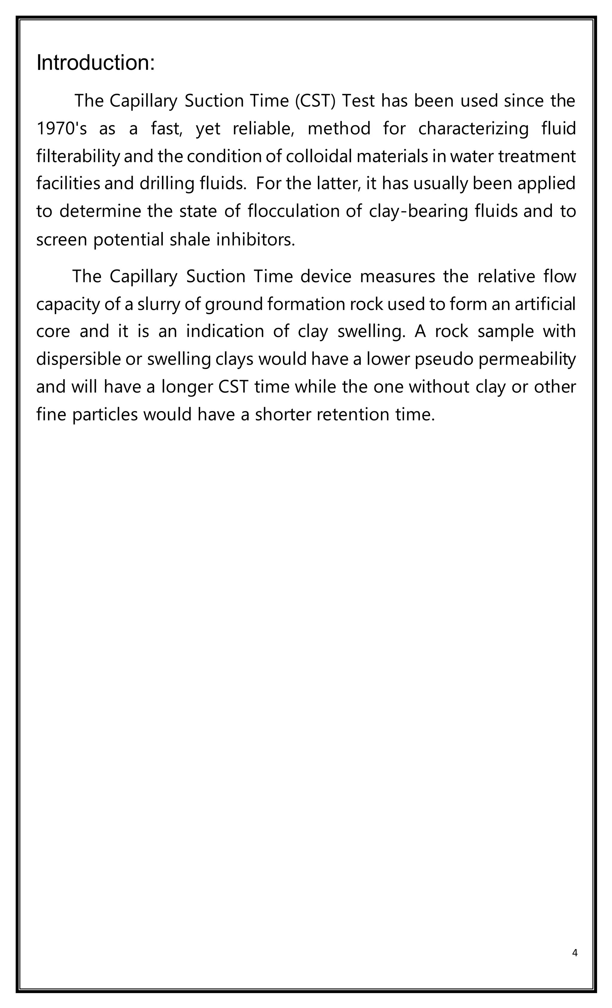 capillary suction time | DOCX
