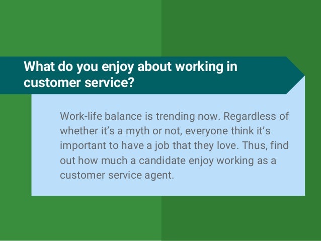 enjoy customer service