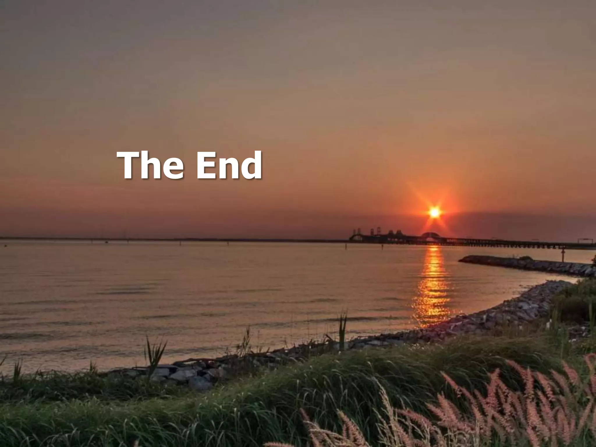 The End
 