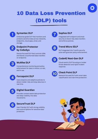 10 Must-Have Data Loss Prevention (DLP) Tools to Secure Your Business | PDF