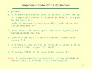 Datos Escalares