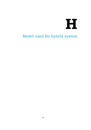 H
Model used for hybrid system
91
 