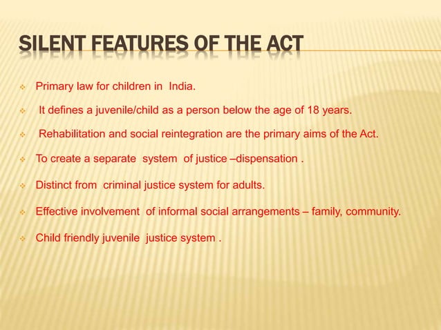 Juvenile Justice Act,2000