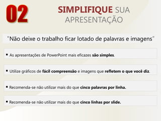 O público veio para ouvi-lo e não para fitar imagens projetadas na tela.