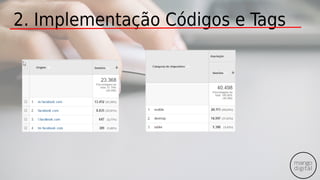 2. Implementação Códigos e Tags
 