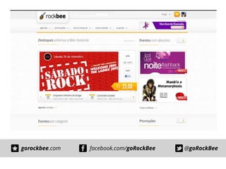 gorockbee.com

facebook.com/goRockBee

@goRockBee

 