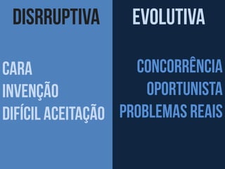 DISRRUPTIVA

EVOLUTIVA

 