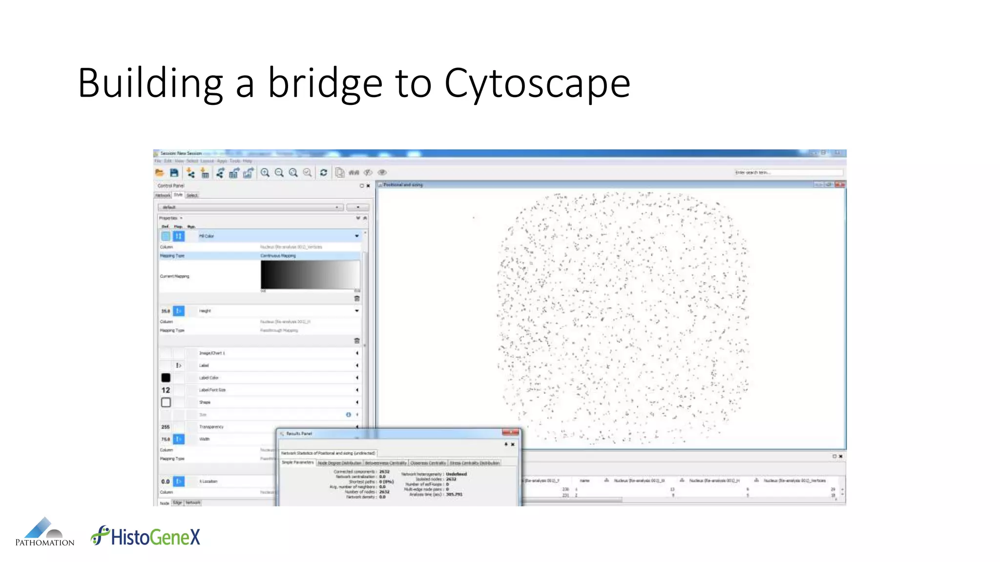 Building a bridge to Cytoscape
 