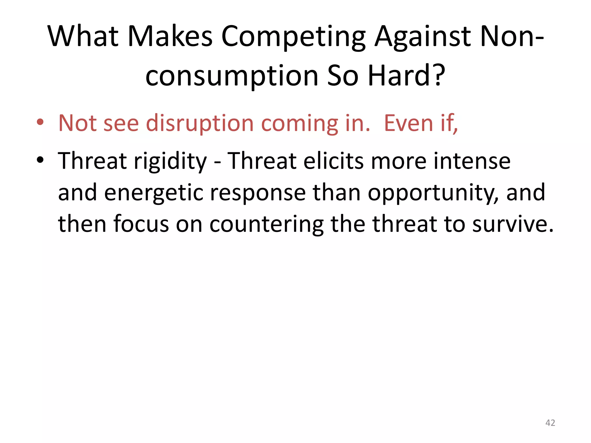 Competing Against Non-consumers40