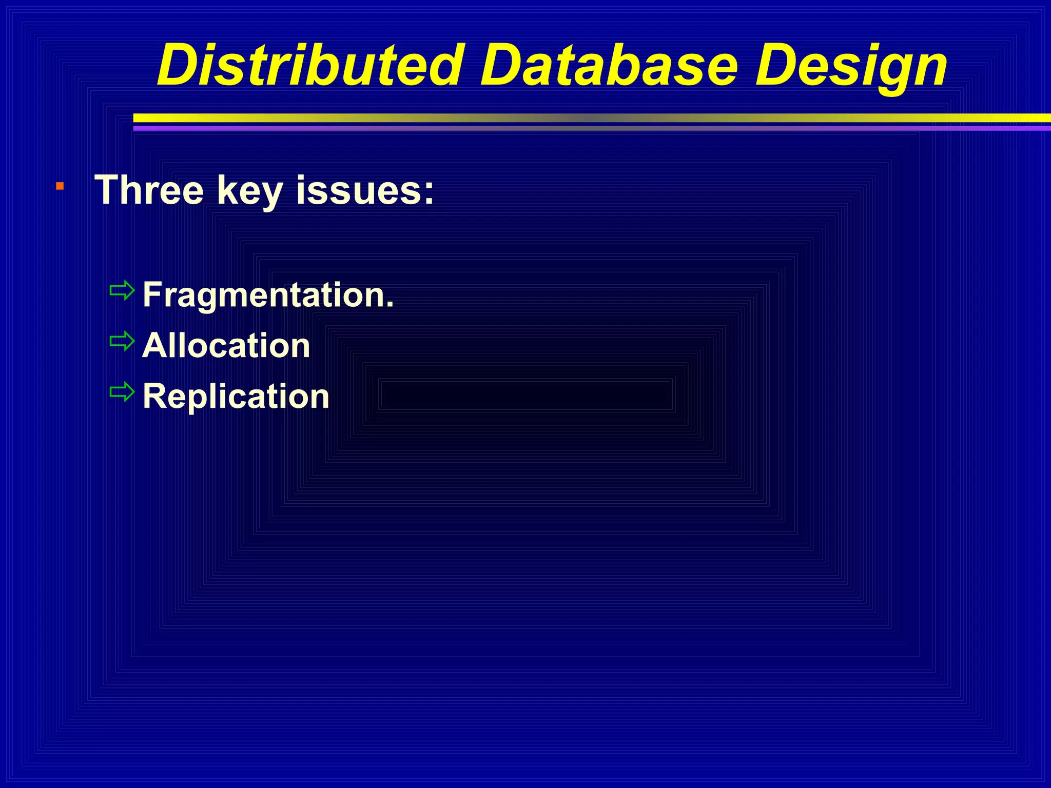 Distributed Database System | PPT
