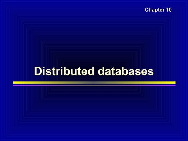 Distributed Database System | PPT