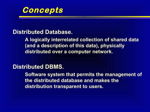 Distributed Database System | PPT